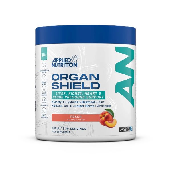 Applied Nutrition Agewell 40+ Organ Shield, Peach - 300g - Peach