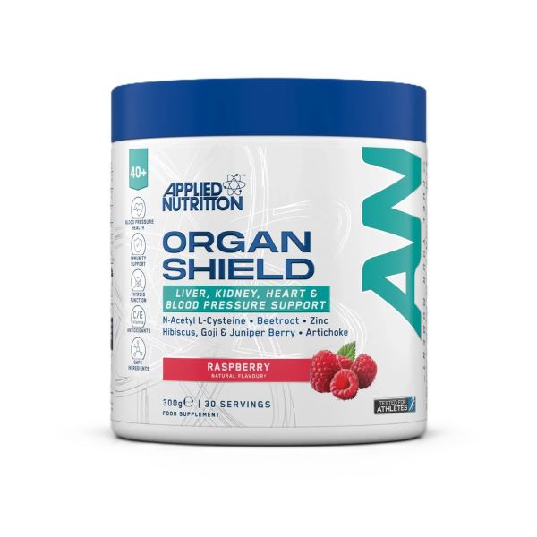 Applied Nutrition Agewell 40+ Organ Shield, Raspberry - 300g - Raspberry