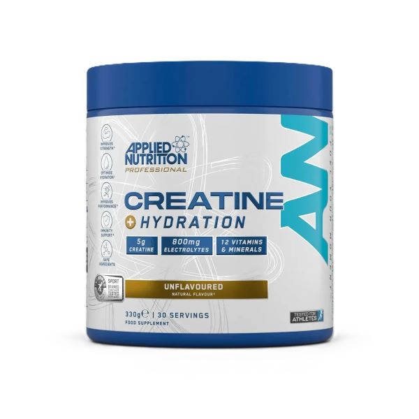 Creatine + Hydration, Unflavoured - 330g - Unflavoured