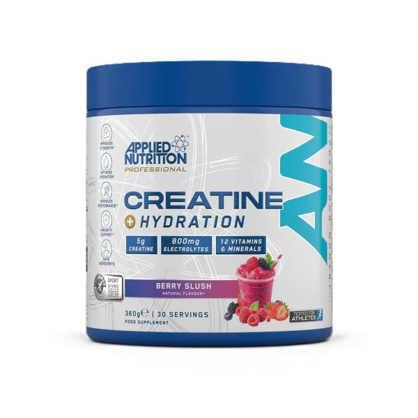 Creatine + Hydration, Berry Slush - 360g - Berry Slush