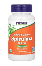 Spirulina, 500mg - 100 tabs