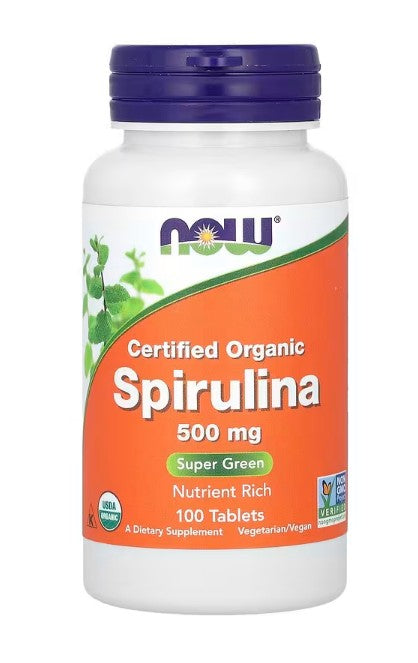Spirulina, 500mg - 100 tabs