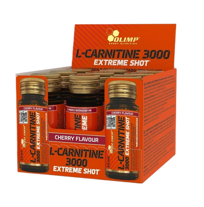 L-Carnitine 3000 Extreme Shot, Cherry - 9 x 25 ml. - Cherry