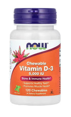 Vitamin D-3, 5000 IU (Chewable) - 120 chewables