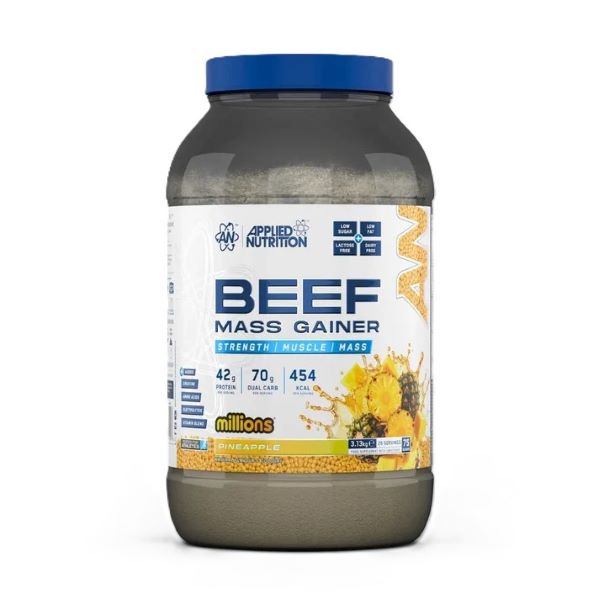 Beef Mass Gainer, Millions Pineapple - 3130g - Millions Pineapple