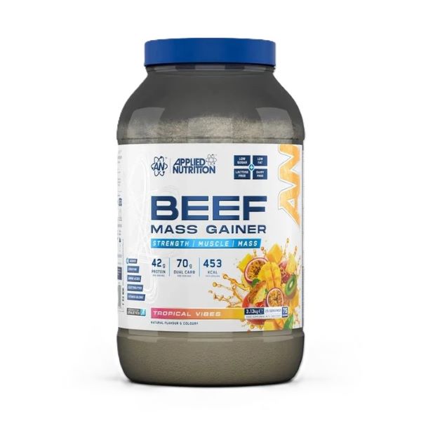 Beef Mass Gainer, Tropical Vibes - 3130g - Tropical Vibes