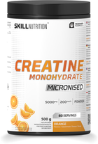 Micronised Creatine Monohydrate Flavoured, Orange - 500g - Orange