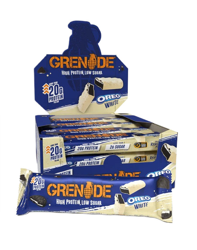 Protein Bars, OREO White (EAN 5060811384435) - 12 x 60g - OREO White (EAN 5060811384435)
