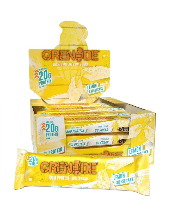 Protein Bars, Lemon Cheesecake - 12 x 60g - Lemon Cheesecake