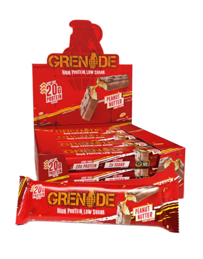 Protein Bars, Peanut Nutter (EAN 5060221203760) - 12 x 60g - Peanut Nutter (EAN 5060221203760)