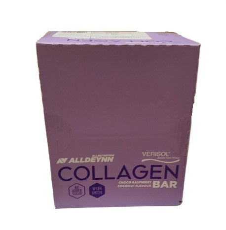 P-Eleven Alldeynn Collagen Bar, Choco Raspberry Coconut - 24 x 40g