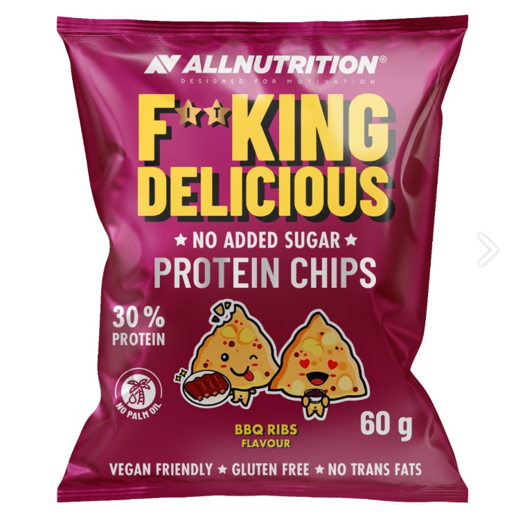 Fitking Delicious Protein Chips, BBQ Ribs - 60g - BBQ Ribs