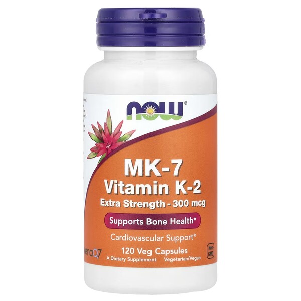 MK-7 Vitamin K-2, 300mcg Extra Strength - 120 vcaps