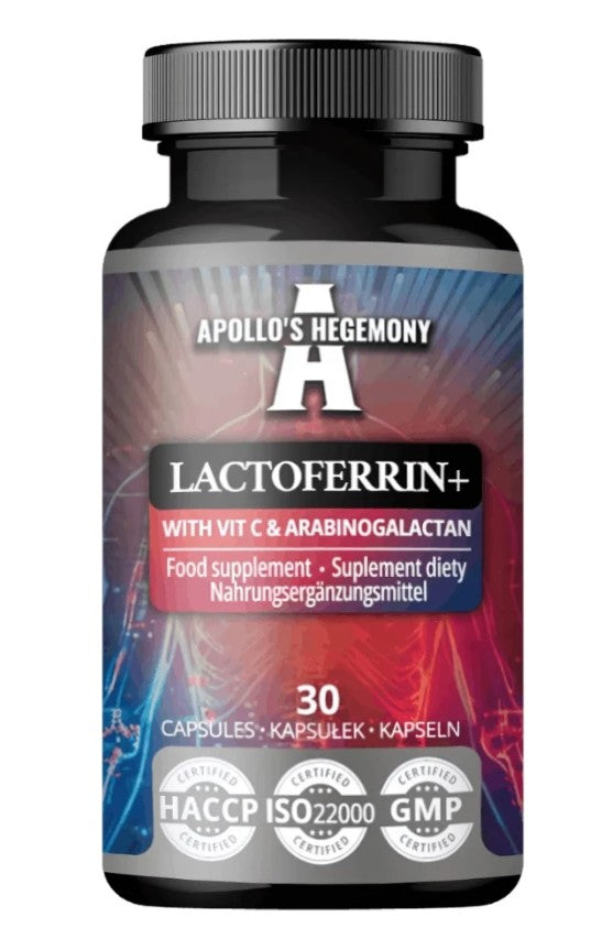 Lactoferrin+ with Vit C & Arabinogalactan - 30 caps