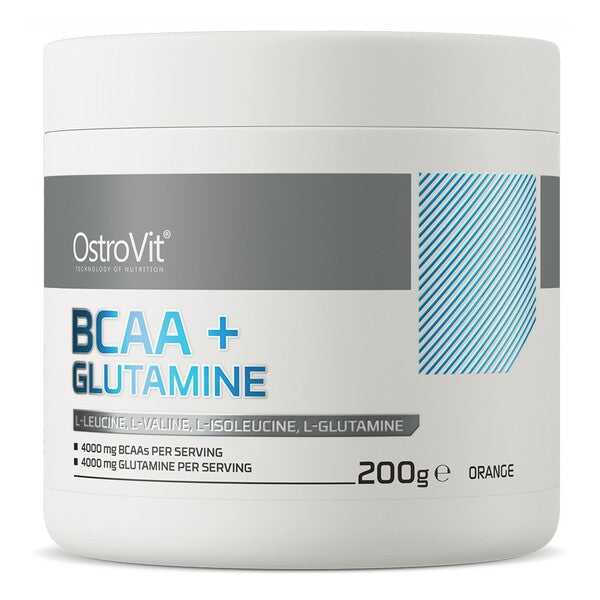 BCAA + Glutamine, Orange - 200g - Orange