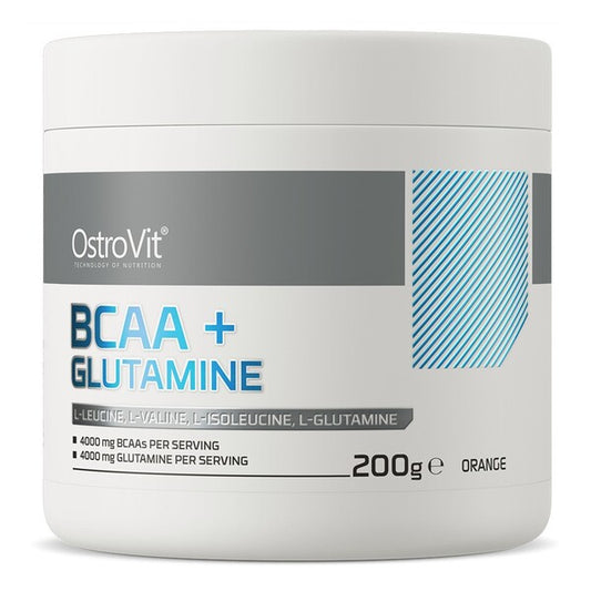BCAA + Glutamine, Orange - 200g - Orange