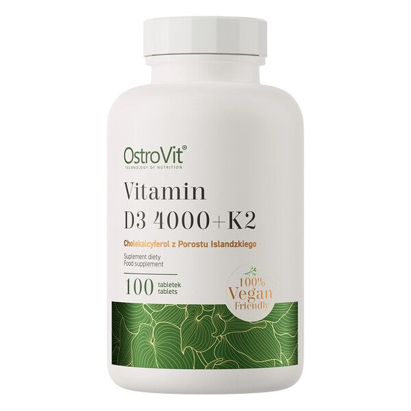 Vitamin D3 4000 + K2 Vegan - 100 tabs