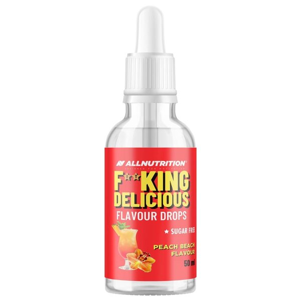 Fitking Delicious Flavour Drops, Peach Beach - 50 ml. - Peach Beach