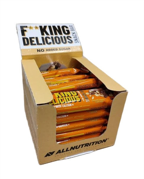 Fitking Delicious Snack Bar, Caramel Peanut - 24 x 40g - Caramel Peanut