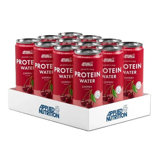 Sparkling Protein Water, Cherry - 12 x 330 ml. - Cherry