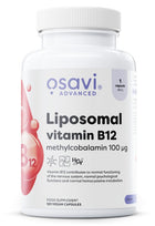 Liposomal Vitamin B12, Methylcobalamin 100mcg - 120 vegan caps
