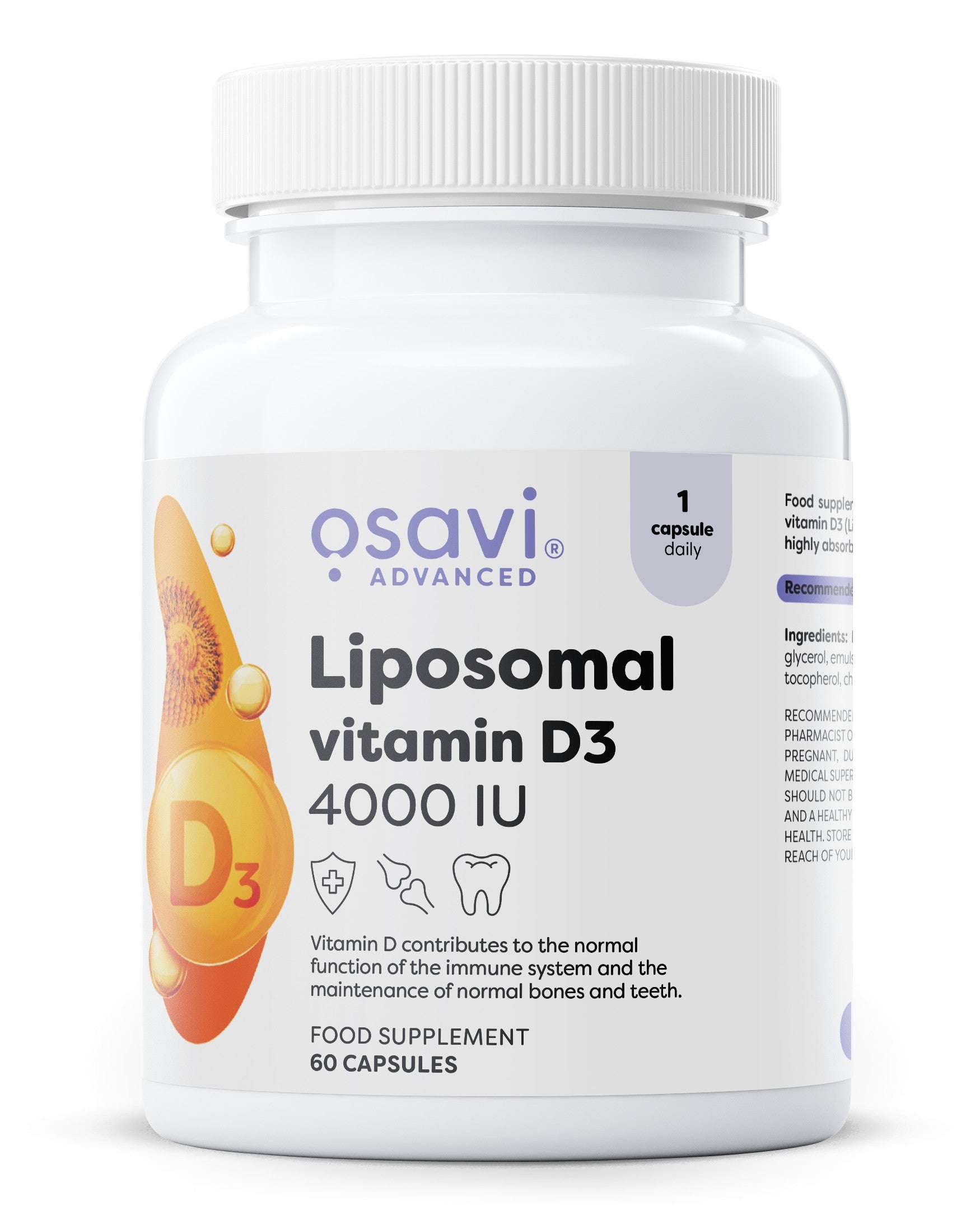 Liposomal Vitamin D3, 4000 IU - 60 caps