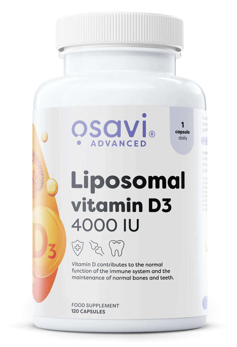 Liposomal Vitamin D3, 4000 IU - 120 caps