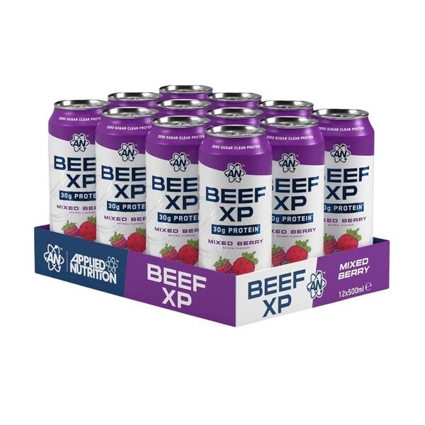 Beef XP Cans, Mixed Berry - 12 x 500 ml. - Mixed Berry