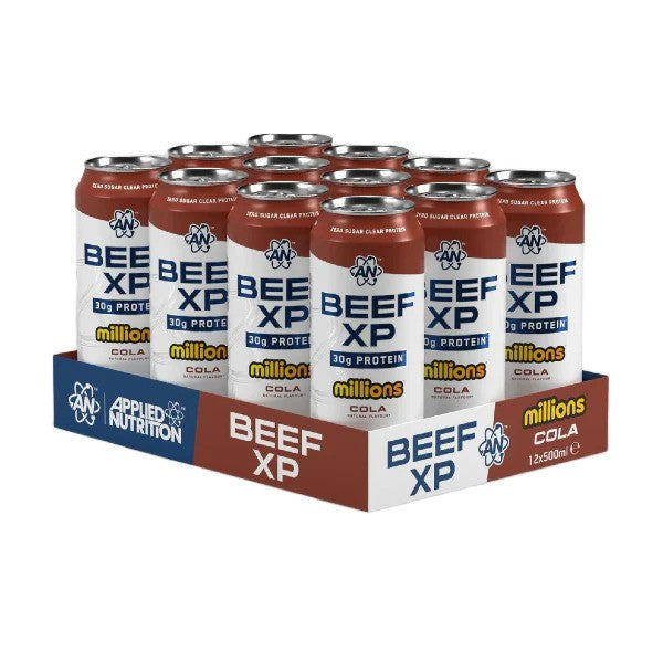 Beef XP Cans, Millions Cola - 12 x 500 ml. - Millions Cola