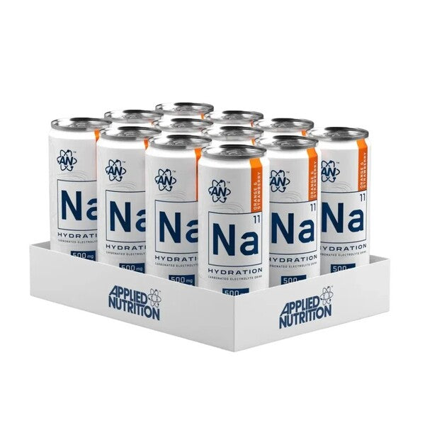 Na11 Hydration Cans, Orange & Strawberry - 12 x 330 ml. - Orange & Strawberry