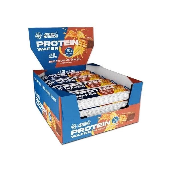 Protein Wafer, Milk Chocolate Caramel - 12 x 39g - Milk Chocolate Caramel