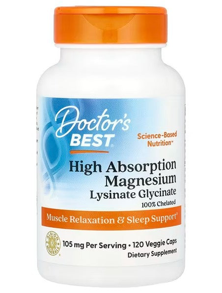 High Absorption Magnesium, 105mg - 120 vcaps