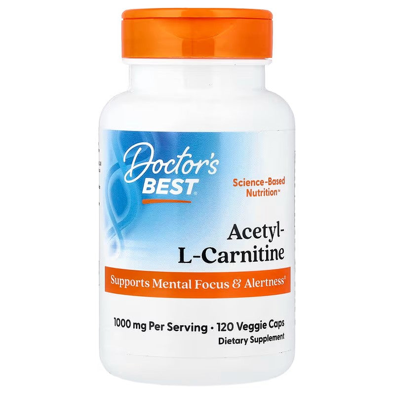 Doctor's Best Acetyl L-Carnitine, 500mg - 120 vcaps