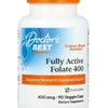 Fully Active Folate 400 with Quatrefolic, 400mcg - 90 vcaps