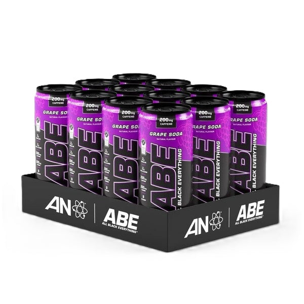Applied Nutrition ABE Energy + Performance Cans, Grape Soda - 12 x 330 ml. - Grape Soda