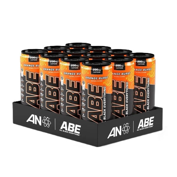 Applied Nutrition ABE Energy + Performance Cans, Orange Burst - 12 x 330 ml. - Orange Burst
