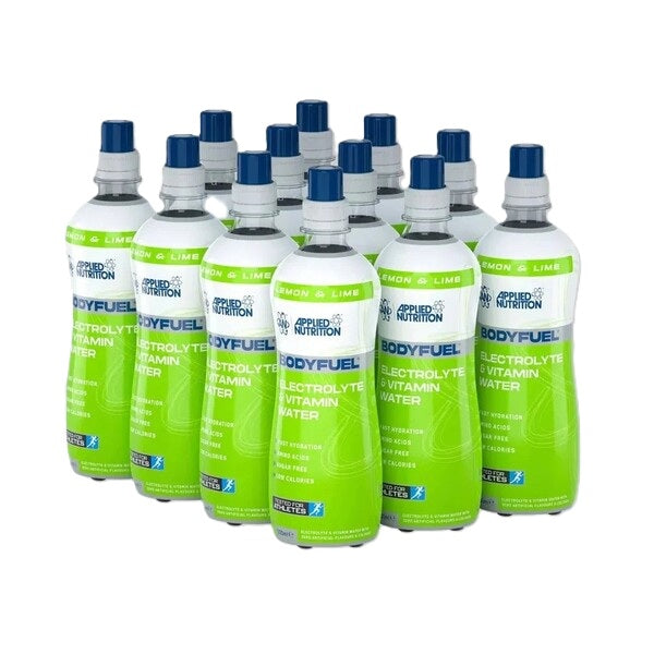 Bodyfuel Electrolyte & Vitamin Water, Lemon & Lime - 12 x 500 ml. - Lemon & Lime