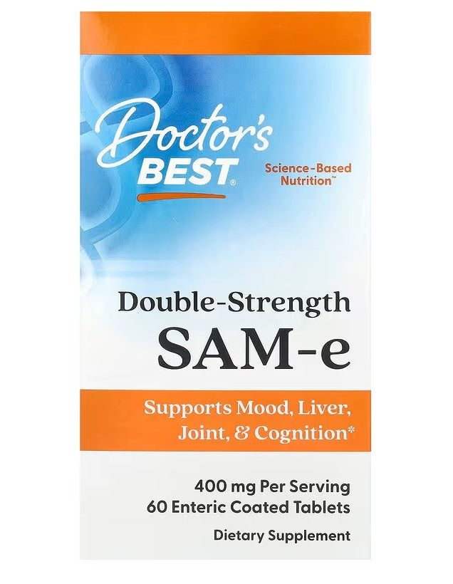 SAM-e, 400mg Double-Strength - 60 tablets