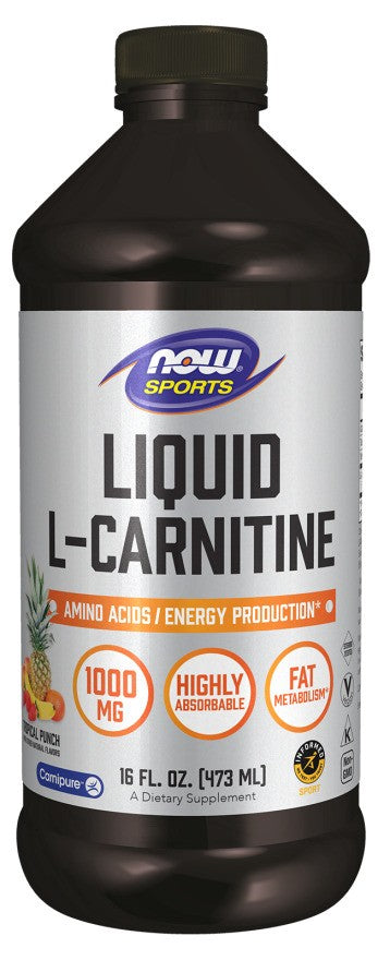Liquid L-Carnitine, 1000mg Tropical Punch - 473 ml. - 1000mg Tropical Punch