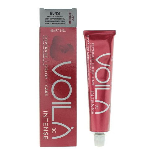Intercosmo Voila Intense Hair Color 60ml - 8.34 Light Golden Copper Blonde