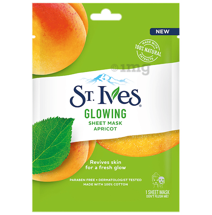 St. Ives Glowing Apricot Sheet Mask 23ml - 1 Sheet