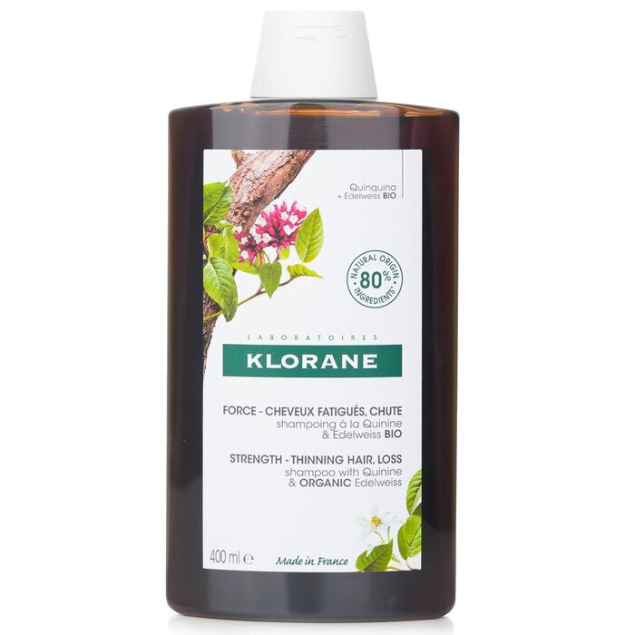 Klorane Quinine and Organic Edelweiss Shampoo 400ml