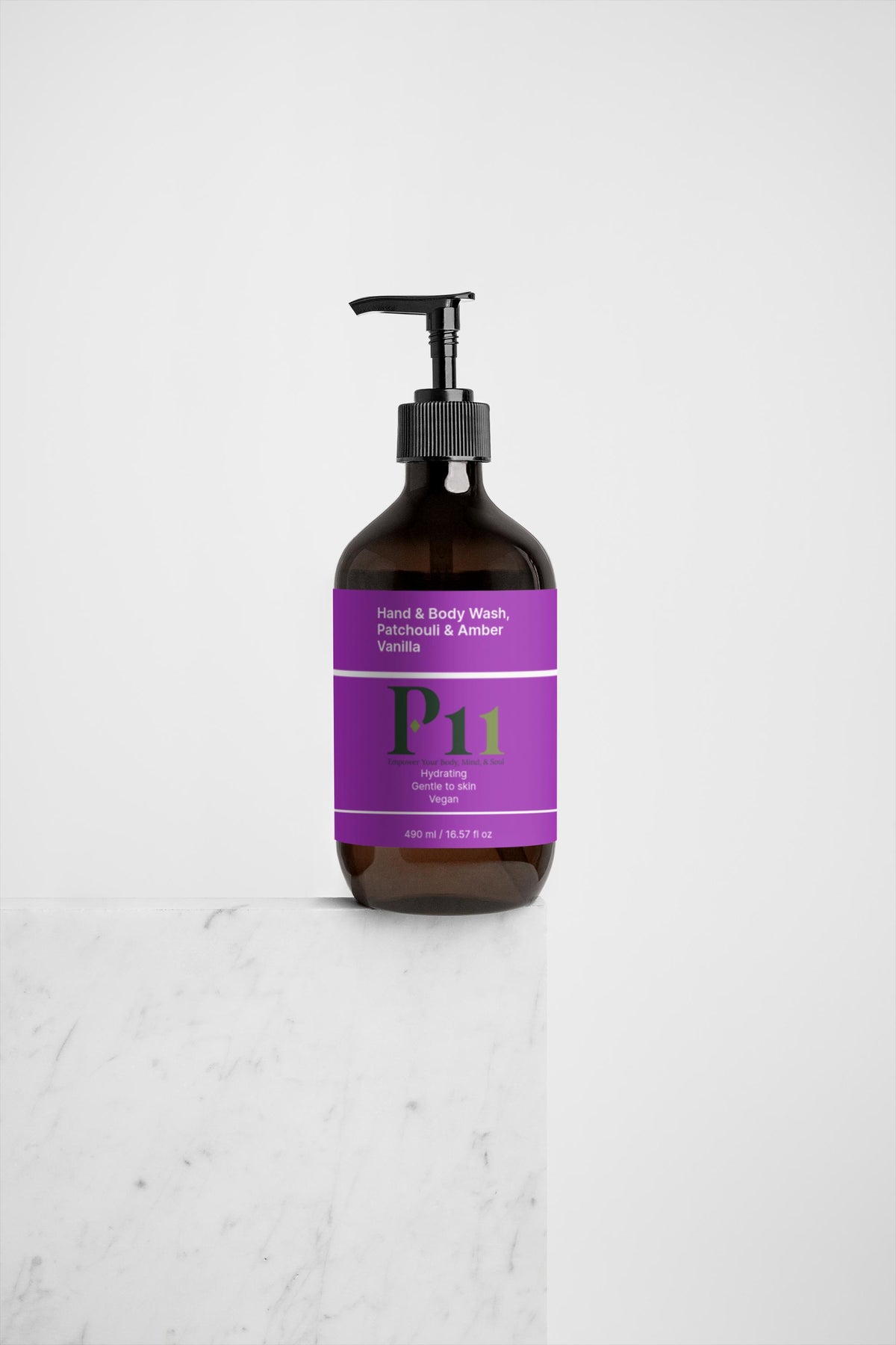 P-11 - Hand & Body Wash Patchouli & Amber Vanilla
