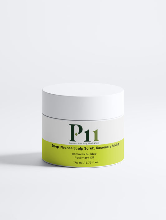 P-11 - Deep Cleanse Scalp Scrub, Rosemary & Mint