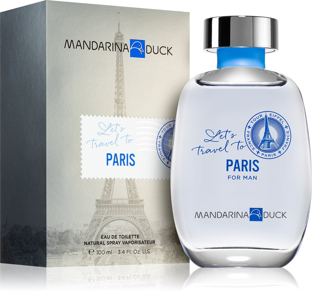 Mandarina Duck Let's Travel To Paris For Men Eau de Toilette 100ml Spray