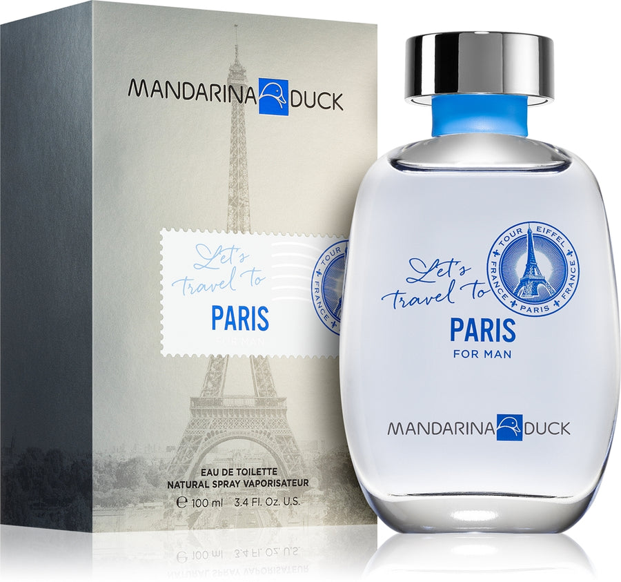 Mandarina Duck Let's Travel To Paris For Men Eau de Toilette 100ml Spray