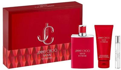 Jimmy Choo Man Extreme Gift Set 100ml EDP + 100ml Shower Gel + 7.5ml EDP