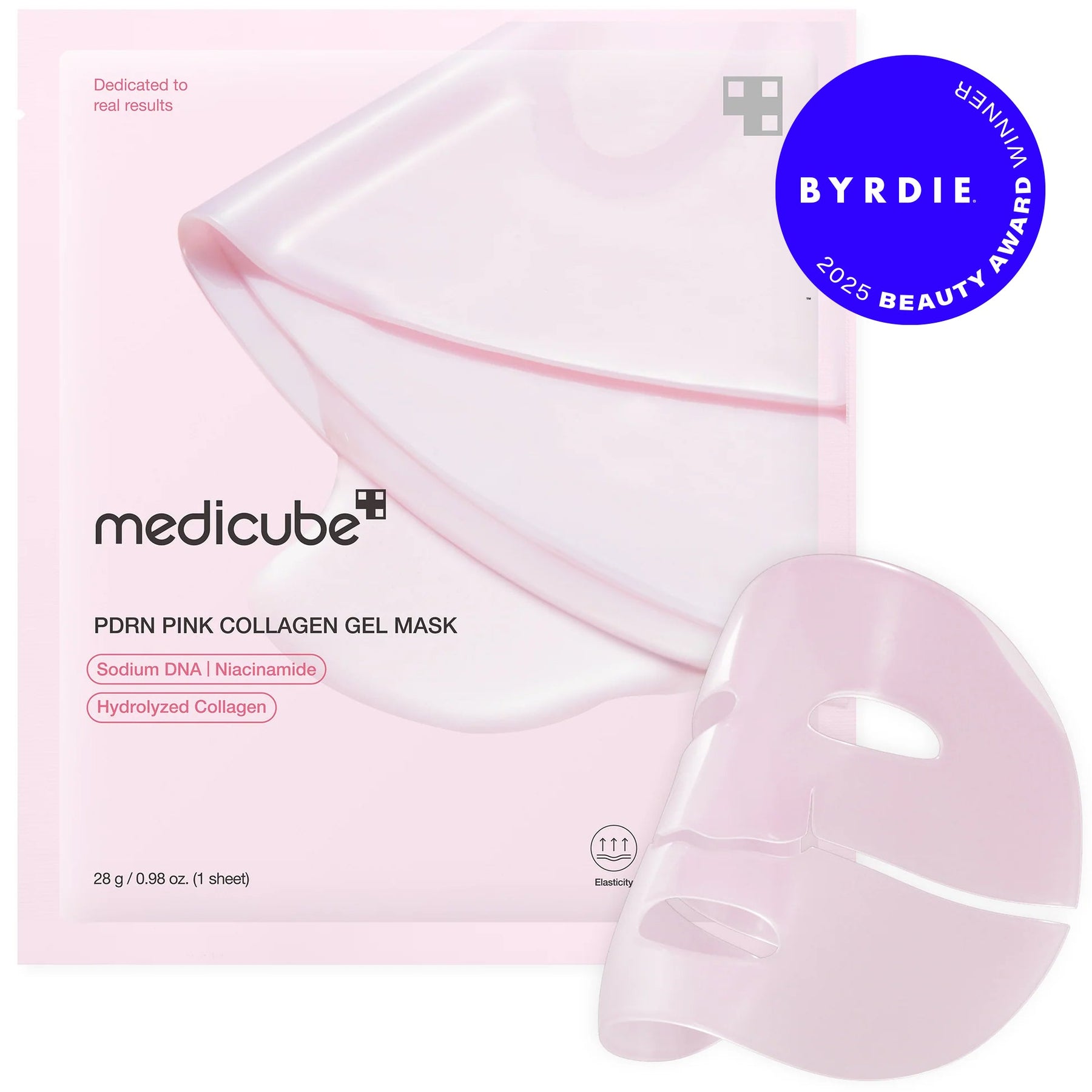 Medicube PDRN Pink Collagen Gel Mask Pack 4 x 28ml
