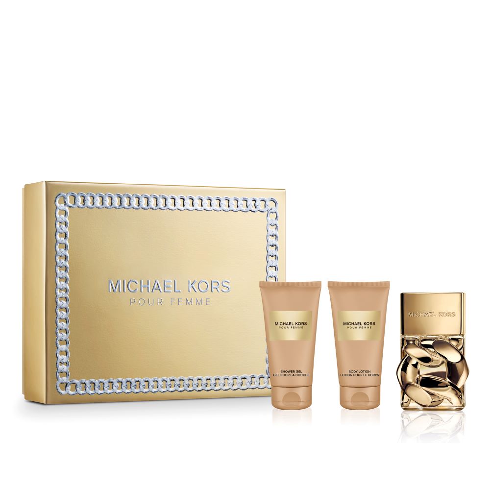 Michael Kors Pour Homme Gift Set 100ml EDP + 100ml Shower Gel + 100ml Aftershave Balm + 10ml EDP