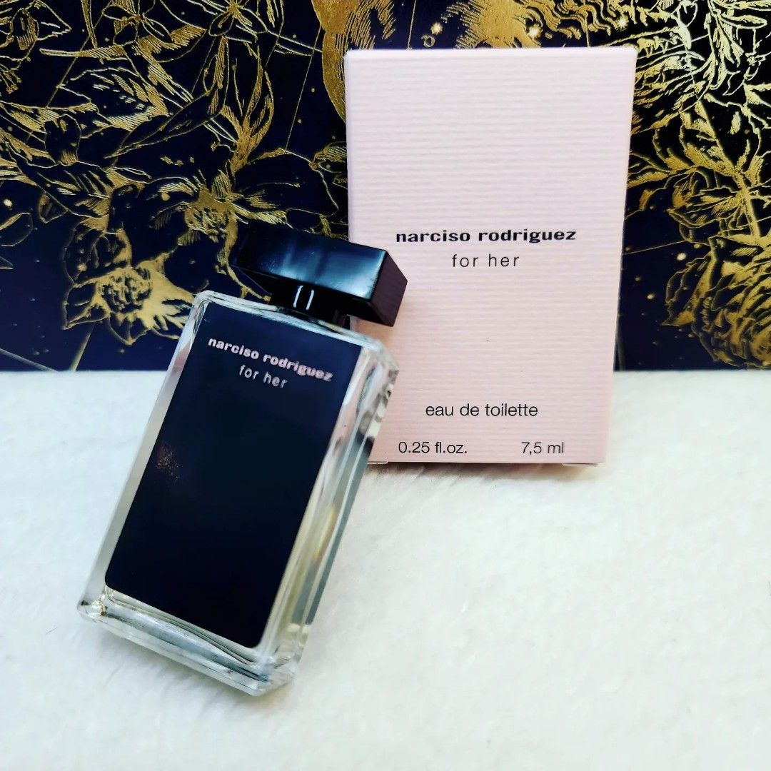 Narciso Rodriguez Miniature Gift Set 7.5ml For Her EDT + 7.5ml For Her EDP + 7.5ml Pure Musc EDP + 7.5ml Musc Noir Rose EDP